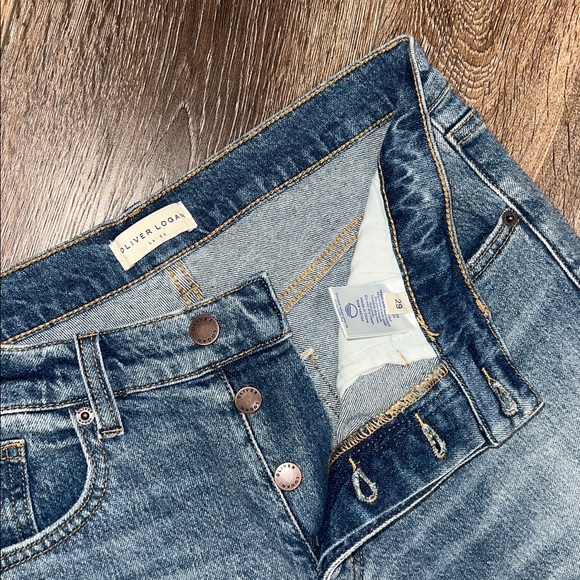 OLIVER LOGAN Stanley Boot Cut Mid Rise In Classic Vintage Wash ❤️ - Picture 9 of 11